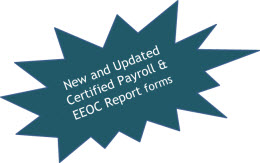 new and updated certified payroll & eeoc reports